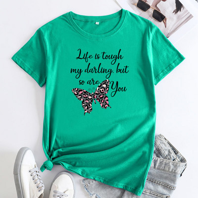 JFUNCY sieviešu vasaras T-krekls, 2022. gada modes krekls ar īsām piedurknēm sievietēm, brīvi kokvilnas topi, sieviešu t-krekli