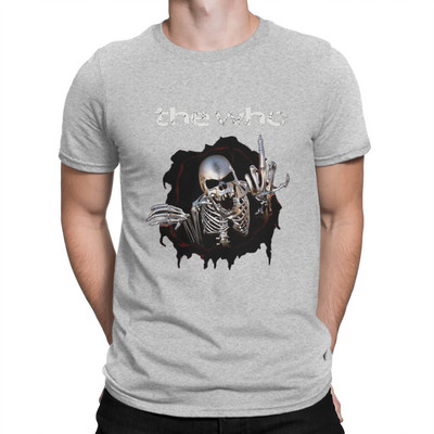 Ανδρικά δημιουργικά και περιπετειώδη συγκροτήματα σε μπλουζάκια της βρετανικής ροκ ιστορίας The Who Cotton Clothes Καινοτομία κοντά μανίκια