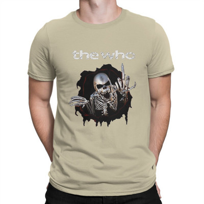 Ανδρικά δημιουργικά και περιπετειώδη συγκροτήματα σε μπλουζάκια της βρετανικής ροκ ιστορίας The Who Cotton Clothes Καινοτομία κοντά μανίκια