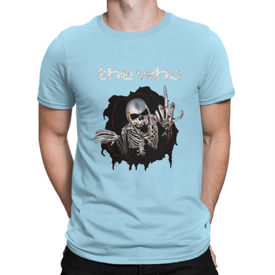 Ανδρικά δημιουργικά και περιπετειώδη συγκροτήματα σε μπλουζάκια της βρετανικής ροκ ιστορίας The Who Cotton Clothes Καινοτομία κοντά μανίκια