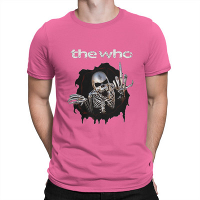 Ανδρικά δημιουργικά και περιπετειώδη συγκροτήματα σε μπλουζάκια της βρετανικής ροκ ιστορίας The Who Cotton Clothes Καινοτομία κοντά μανίκια