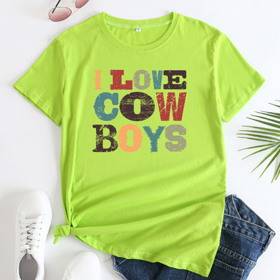 Γυναικείο κοντομάνικο μπλουζάκι JFUNCY Γυναικείο βαμβακερό μπλουζάκι υπερμεγέθη γυναικείο μπλουζάκι μπλουζάκι Γυναικείο γραφικό μπλουζάκι μόδας