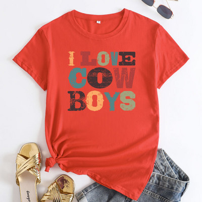 Γυναικείο κοντομάνικο μπλουζάκι JFUNCY Γυναικείο βαμβακερό μπλουζάκι υπερμεγέθη γυναικείο μπλουζάκι μπλουζάκι Γυναικείο γραφικό μπλουζάκι μόδας