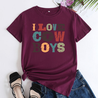 Γυναικείο κοντομάνικο μπλουζάκι JFUNCY Γυναικείο βαμβακερό μπλουζάκι υπερμεγέθη γυναικείο μπλουζάκι μπλουζάκι Γυναικείο γραφικό μπλουζάκι μόδας