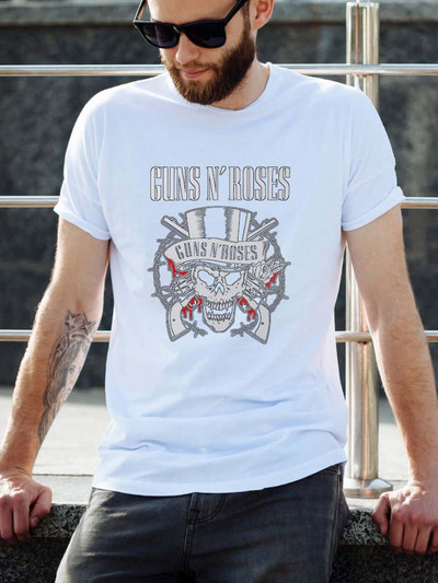 Vintage Rock Band Guns N Roses T krekls Vīrieši Sievietes Mūzikas pārkāpējs Dm Enjoy The Silence Gahan Synth Dave Gahan Retro Black New Wave