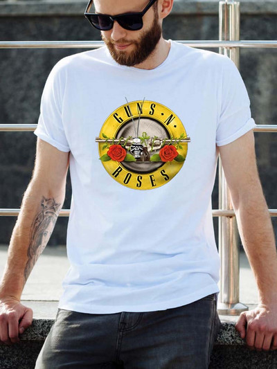 Vintage Rock Band Guns N Roses T krekls Vīrieši Sievietes Mūzikas pārkāpējs Dm Enjoy The Silence Gahan Synth Dave Gahan Retro Black New Wave