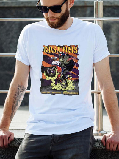 Vintage Rock Band Guns N Roses T krekls Vīrieši Sievietes Mūzikas pārkāpējs Dm Enjoy The Silence Gahan Synth Dave Gahan Retro Black New Wave