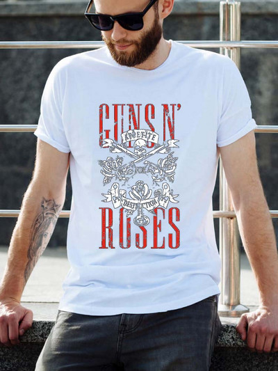 Vintage Rock Band Guns N Roses T krekls Vīrieši Sievietes Mūzikas pārkāpējs Dm Enjoy The Silence Gahan Synth Dave Gahan Retro Black New Wave