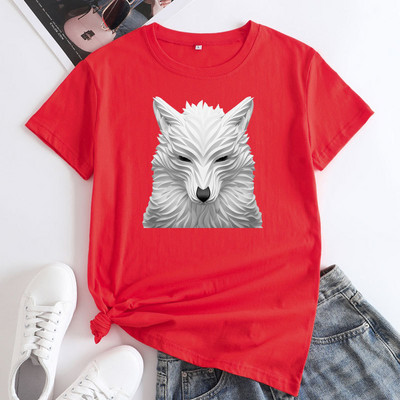 JFUNCY tricou cu mânecă scurtă pentru femei, tricou de vară 2022, tricou de modă din bumbac, tricou pentru femei, îmbrăcăminte, tricou pentru femeie tânără