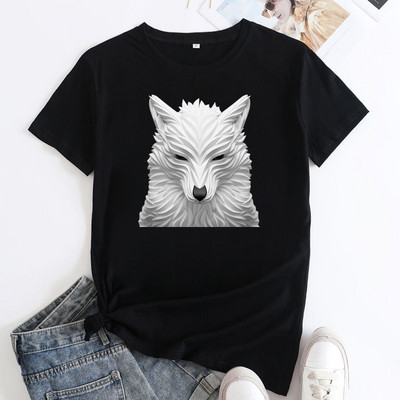 JFUNCY tricou cu mânecă scurtă pentru femei, tricou de vară 2022, tricou de modă din bumbac, tricou pentru femei, îmbrăcăminte, tricou pentru femeie tânără