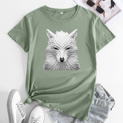 JFUNCY tricou cu mânecă scurtă pentru femei, tricou de vară 2022, tricou de modă din bumbac, tricou pentru femei, îmbrăcăminte, tricou pentru femeie tânără