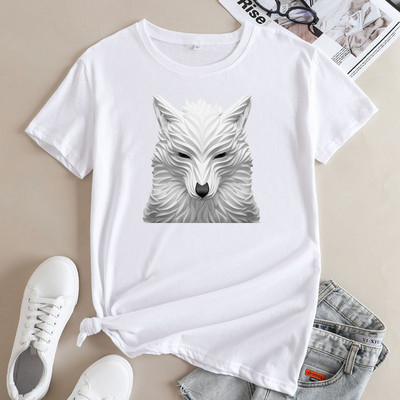 JFUNCY tricou cu mânecă scurtă pentru femei, tricou de vară 2022, tricou de modă din bumbac, tricou pentru femei, îmbrăcăminte, tricou pentru femeie tânără