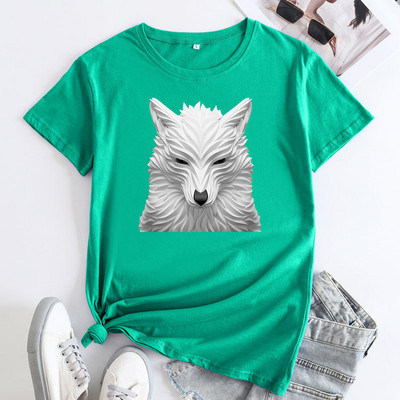 JFUNCY tricou cu mânecă scurtă pentru femei, tricou de vară 2022, tricou de modă din bumbac, tricou pentru femei, îmbrăcăminte, tricou pentru femeie tânără