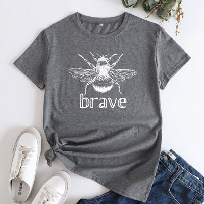 JFUNCY női rövid ujjú póló 2022 nyári pólók Női pamut póló Női alkalmi bő felsők Új divatos méhnyomott ruhák