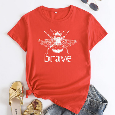 JFUNCY női rövid ujjú póló 2022 nyári pólók Női pamut póló Női alkalmi bő felsők Új divatos méhnyomott ruhák