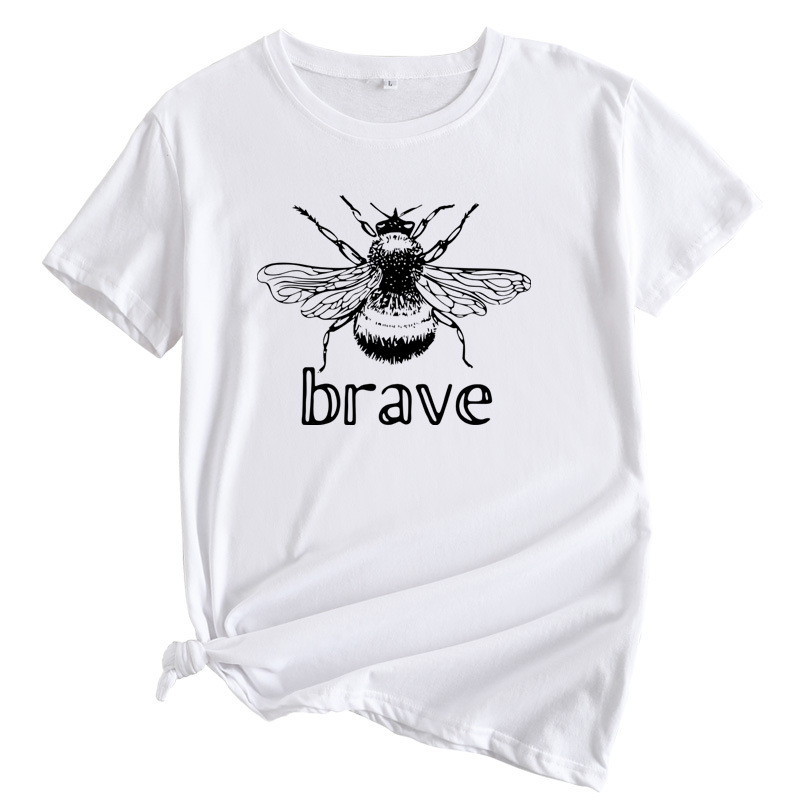 JFUNCY női rövid ujjú póló 2022 nyári pólók Női pamut póló Női alkalmi bő felsők Új divatos méhnyomott ruhák