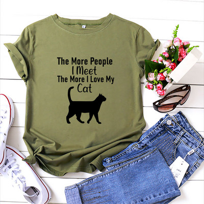 JFUNCY 2021 Modes Krāsa Korejiešu Sieviešu T krekls Vasaras karikatūra Druka 90. gadu meiteņu topi ar īsām piedurknēm, brīvi sieviešu T-krekli