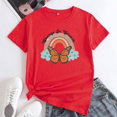 JFUNCY 2022, tricou din bumbac pentru femei, tricou cu mânecă scurtă de vară, ocazional pentru femei, topuri largi, tricouri grafice, cămăși