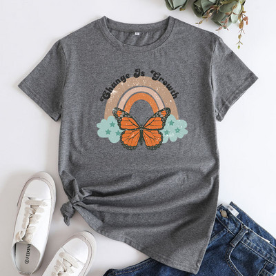 JFUNCY 2022, tricou din bumbac pentru femei, tricou cu mânecă scurtă de vară, ocazional pentru femei, topuri largi, tricouri grafice, cămăși