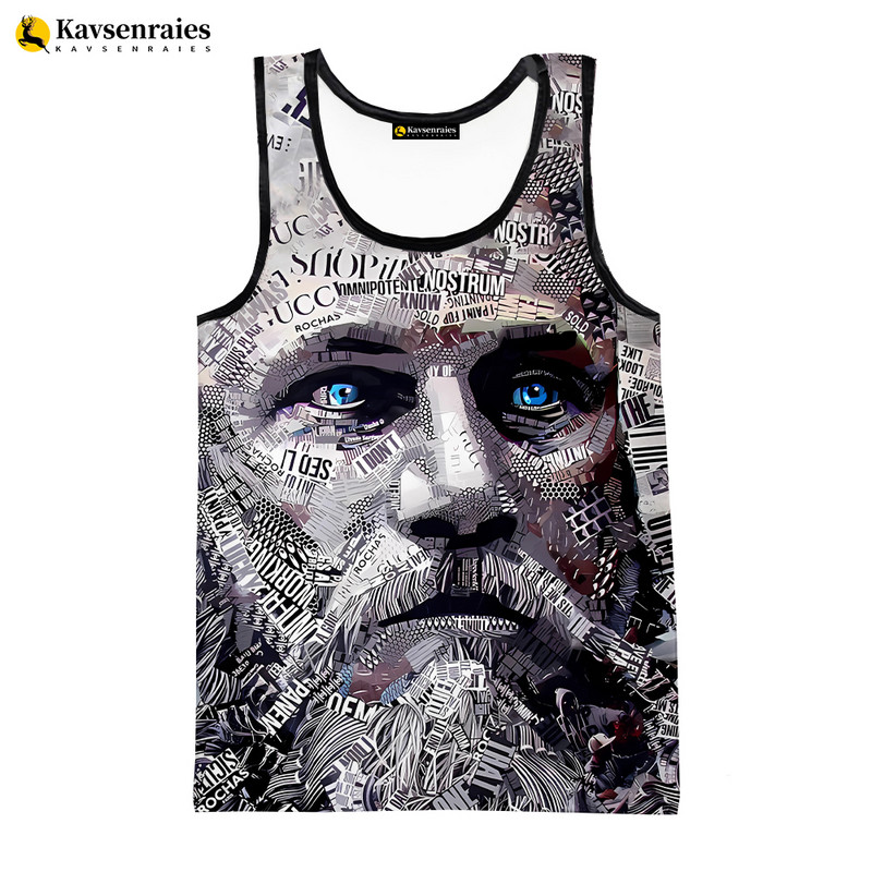2023. gada jauns modes vintage Warrior Head 3D apdrukāti topi ar apdruku vīriešiem, sieviešu, hip hop Harajuku ielas apģērbi, lielizmēra T-krekls, forša veste