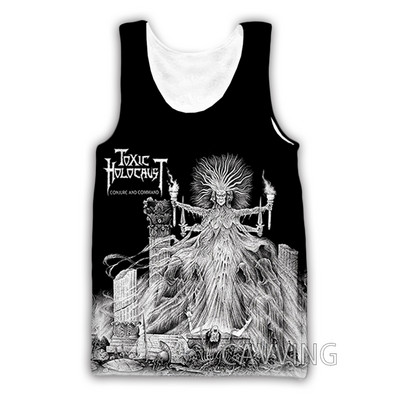 Új divat Női/Férfi 3D nyomat Mérgező holokauszt tank felsők Harajuku mellény Nyári alsóing Ingek Utcai ruházat