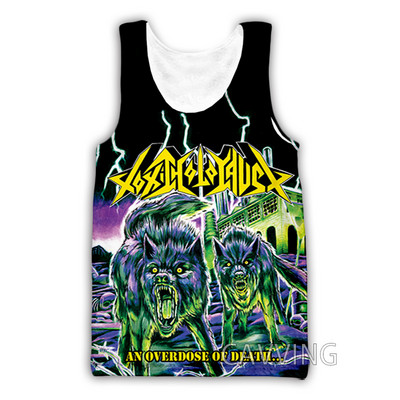 Új divat Női/Férfi 3D nyomat Mérgező holokauszt tank felsők Harajuku mellény Nyári alsóing Ingek Utcai ruházat