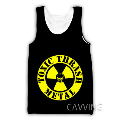 Új divat Női/Férfi 3D nyomat Mérgező holokauszt tank felsők Harajuku mellény Nyári alsóing Ingek Utcai ruházat