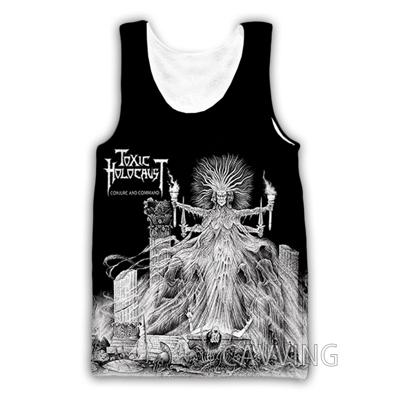 Új divat Női/Férfi 3D nyomat Mérgező holokauszt tank felsők Harajuku mellény Nyári alsóing Ingek Utcai ruházat