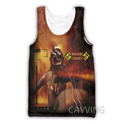 Nouă moda femei/bărbați 3D imprimare Machine Head Rock maiuri Harajuku Vestă de vară Camasi Streetwear