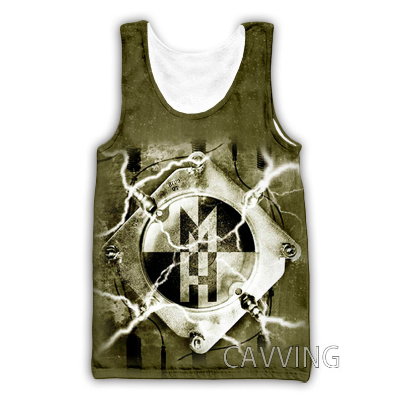 Nouă moda femei/bărbați 3D imprimare Machine Head Rock maiuri Harajuku Vestă de vară Camasi Streetwear