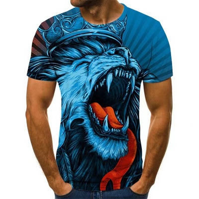 202311 T-kreklu cīņas spēle 3D drukāšana lomu spēle Ielu apģērbi Vīriešu modes T-krekls ar apaļu apkakli Bērnu T-krekls Tops