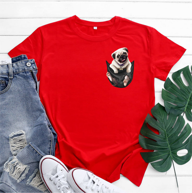 JFUNCY tricou supradimensionat pentru femei, vară 2022, tricou din bumbac, cu mânecă scurtă, îmbrăcăminte pentru femei, tricouri grafice pentru câini Harajuku