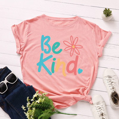 JFUNCY S-5XL Női pólók Női rövid ujjú pólók Színes mintás női alkalmi póló 2020 nyári pamut póló