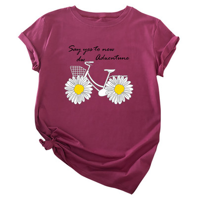 JFUNCY Modes lielizmēra T-krekls ar īsām piedurknēm grafisks T-krekls Sieviešu apģērbs Harajuku sieviešu kokvilnas top sieviešu T krekls