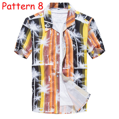 Meeste pühade vabaaja lühikeste varrukatega Aloha Hawaii särk lühikeste varrukatega palmipuu trükiga Tropical Aloha sinised särgid Camisa Hawaiana