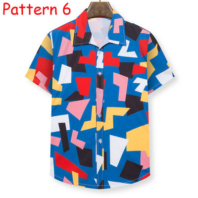 Meeste pühade vabaaja lühikeste varrukatega Aloha Hawaii särk lühikeste varrukatega palmipuu trükiga Tropical Aloha sinised särgid Camisa Hawaiana