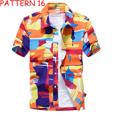 Meeste pühade vabaaja lühikeste varrukatega Aloha Hawaii särk lühikeste varrukatega palmipuu trükiga Tropical Aloha sinised särgid Camisa Hawaiana