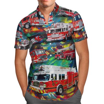 Fish Anime 3D Beach Hawaiian 2022 suvine sinine särk lühikeste varrukatega särk Streetwear Oversized 5XL Camisa Social Chemise Homme