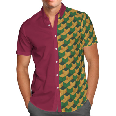 Fish Anime 3D Beach Hawaiian 2022 suvine sinine särk lühikeste varrukatega särk Streetwear Oversized 5XL Camisa Social Chemise Homme