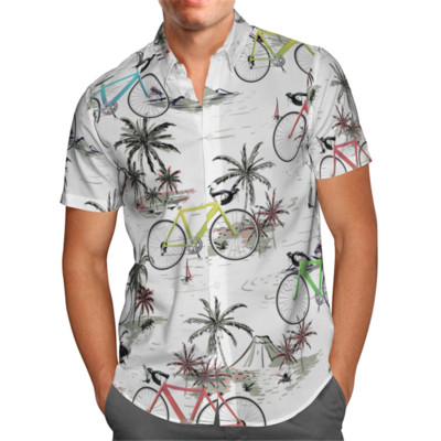 Fish Anime 3D Beach Hawaiian 2022 suvine sinine särk lühikeste varrukatega särk Streetwear Oversized 5XL Camisa Social Chemise Homme