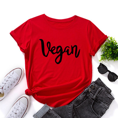 JFUNCY Oversize Naiste T-särk Suvine avara lühikeste varrukatega T-särk Vegan kirjatrükiga topid Graafilised Basic T-särgid Naiste riided