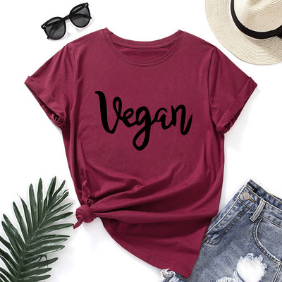 JFUNCY Oversize Naiste T-särk Suvine avara lühikeste varrukatega T-särk Vegan kirjatrükiga topid Graafilised Basic T-särgid Naiste riided