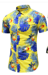 Mood 9 stiil Disain lühikeste varrukatega vabaaja särk Meeste prindiga rannapluus 2023 suveriided pluss Aasia suurus M-XXXL 4XL 5XL