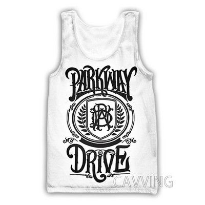 Νέα μόδα Γυναικείες/Ανδρικές 3D στάμπες PARKWAY DRIVE Ροκ μπλούζες τανκ Harajuku γιλέκο Καλοκαιρινό πουκάμισο Streetwear