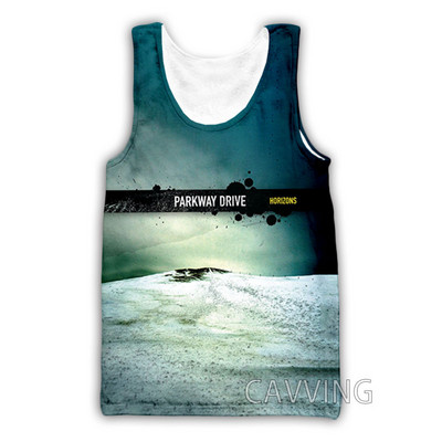 Νέα μόδα Γυναικείες/Ανδρικές 3D στάμπες PARKWAY DRIVE Ροκ μπλούζες τανκ Harajuku γιλέκο Καλοκαιρινό πουκάμισο Streetwear