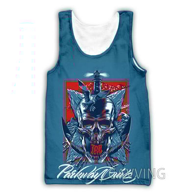 Νέα μόδα Γυναικείες/Ανδρικές 3D στάμπες PARKWAY DRIVE Ροκ μπλούζες τανκ Harajuku γιλέκο Καλοκαιρινό πουκάμισο Streetwear