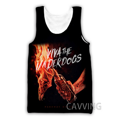 Νέα μόδα Γυναικείες/Ανδρικές 3D στάμπες PARKWAY DRIVE Ροκ μπλούζες τανκ Harajuku γιλέκο Καλοκαιρινό πουκάμισο Streetwear