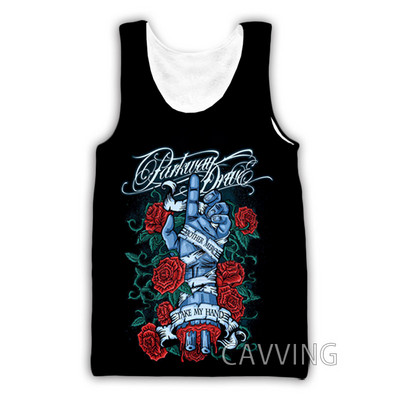 Νέα μόδα Γυναικείες/Ανδρικές 3D στάμπες PARKWAY DRIVE Ροκ μπλούζες τανκ Harajuku γιλέκο Καλοκαιρινό πουκάμισο Streetwear