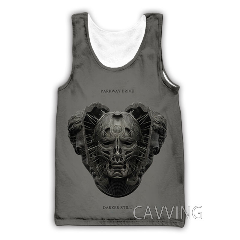 Νέα μόδα Γυναικείες/Ανδρικές 3D στάμπες PARKWAY DRIVE Ροκ μπλούζες τανκ Harajuku γιλέκο Καλοκαιρινό πουκάμισο Streetwear