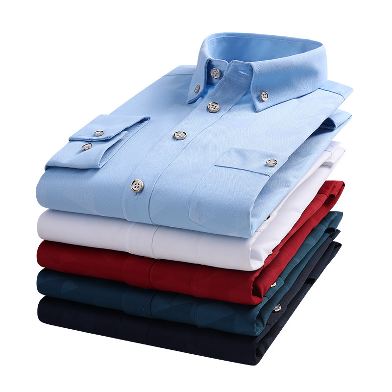 2023 új őszi férfi csekk nyomtatású hosszú ujjú ing Üzleti alkalmi divat klasszikus stílusú márka ing Férfi ruhák